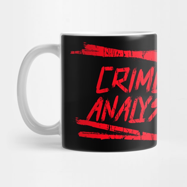 CRIME ANALYST T-SHIRT by Cult Classics